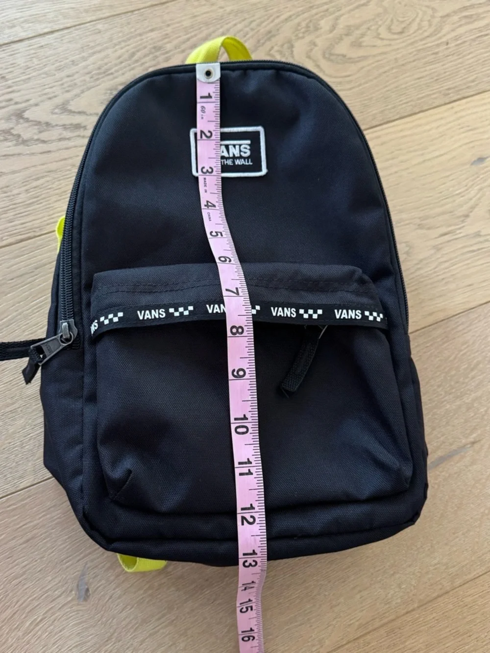 Vans Bounds Mini Backpack Black/Neon Green - Picture 8 of 11